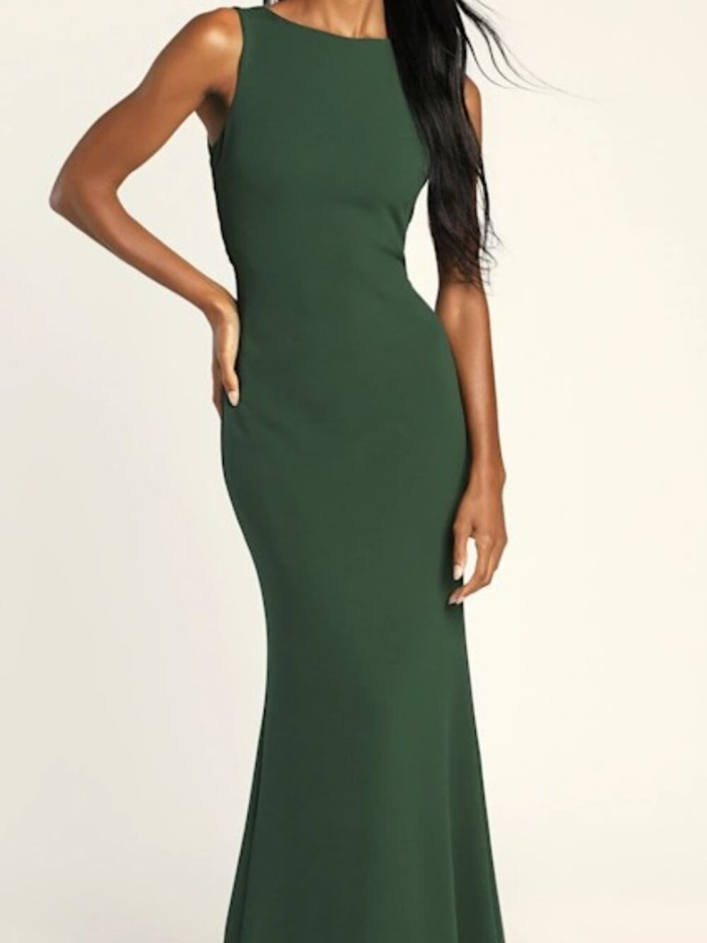 Knotted Mermaid Maxi Dress